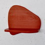 Hanah Home Estantería de Pared de Madera Decorativa Roja
